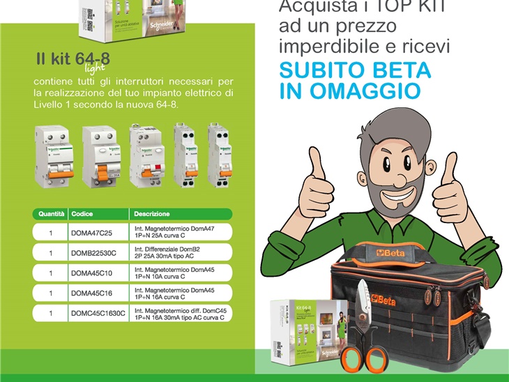 2019, Schneider Electric - Promozione TOP KIT