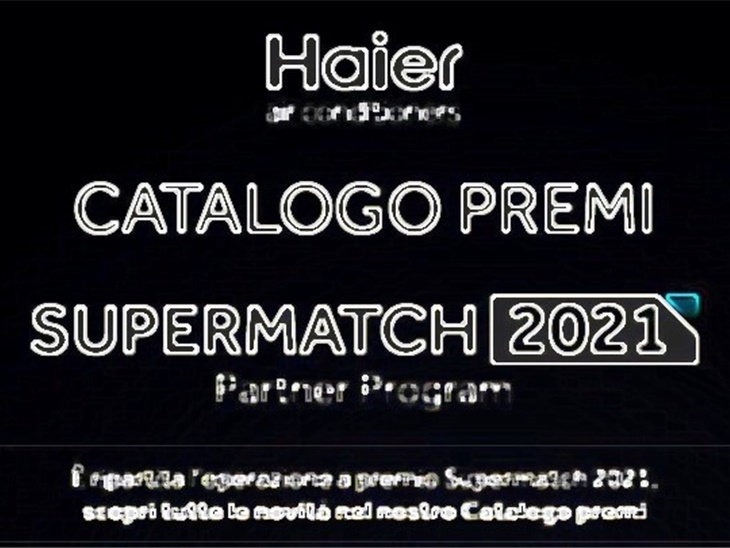 21 - Haier - CatalogoPremi 2021 SuperMatch