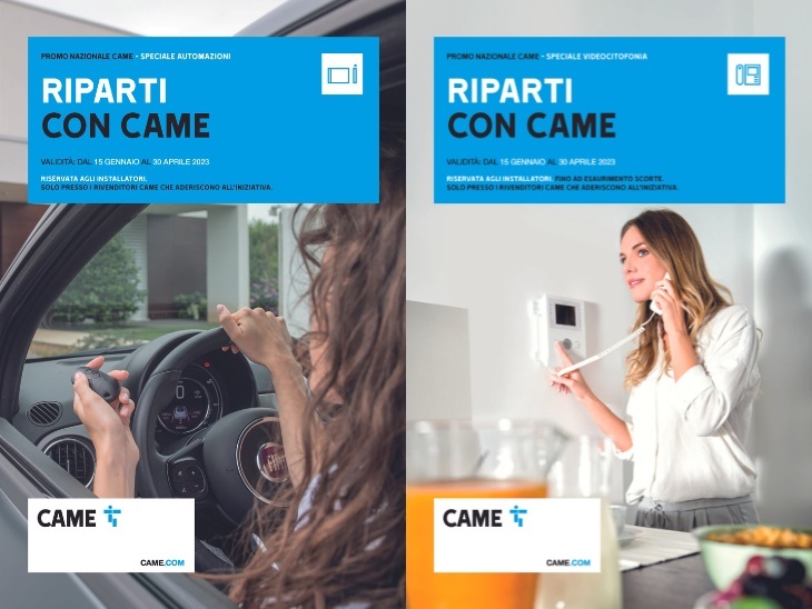 23 - PROMO AUTOMAZIONI E VIDEOCITOFONIA - CAME