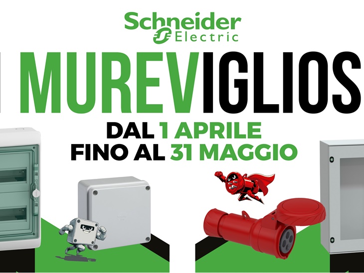 SCHNEIDER ELECTRIC | MUREVIGLIOSI ANCHE NEL 2026!